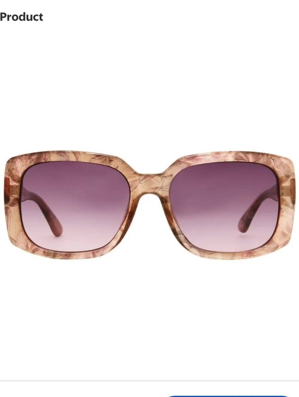 Foster Grant Marble Square Sunglasses